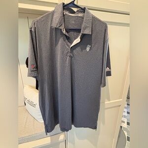 Adidas Men's Polo Golf Shirt in Charcoal